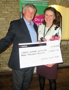 20160917-keith-brooks-whitley-golf-club-capt-presents-cheque-of-3000-to-catharine-hurford-ce-of-csw